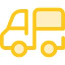 transport, vehicle, Automobile, Delivery Truck, Cargo Truck, Delivery, transportation, truck Gold icon