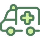 medical, transportation, transport, vehicle, Ambulance, emergency, Automobile DimGray icon