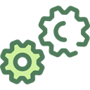 Tools And Utensils, Gear, settings, configuration, ui, cogwheel DimGray icon