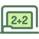 school, Class, Eraser, education, Blackboard DimGray icon