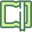 Book, Library, education, reader, reading, leisure, open book, School Material DimGray icon