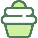 Dessert, sweet, Bakery, baked, Food And Restaurant, food, cupcake, muffin DimGray icon