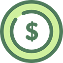 Business, Money, coin, Cash, Dollar, Currency, Business And Finance DimGray icon