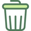 Garbage, Can, Tools And Utensils, interface, Basket, Bin, miscellaneous, Trash DimGray icon