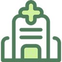 Healthcare And Medical, buildings, urban, Health Clinic, Architectonic, medical, hospital DimGray icon
