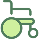 wheelchair, Disabled, transport, handicap, Healthcare And Medical DimGray icon