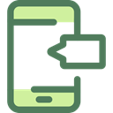 cellphone, smartphone, technology, Communications, touch screen, mobile phone DimGray icon