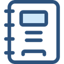 Notebook, Business, Agenda, bookmark, Address book, interface, Business And Finance DarkSlateBlue icon