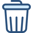 Garbage, Can, Tools And Utensils, miscellaneous, Trash, interface, Basket, Bin DarkSlateBlue icon