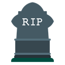 Rip, Gravestone, halloween, Headstone, grave DarkSlateGray icon