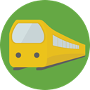 rails, travelling, transportation, travel, transport, street, train OliveDrab icon