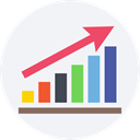 graph, Business, Stats, statistics, graphic, Bar chart, Business And Finance, Seo And Web WhiteSmoke icon