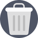 Trash, recycle, Garbage, Can, ui, tin, Tools And Utensils DimGray icon