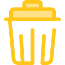 Basket, Bin, Garbage, Can, Tools And Utensils, miscellaneous, Trash, interface Gold icon