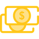 Notes, Business, Money, Cash, Currency, Business And Finance Gold icon