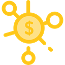 Business, Money, Coins, Cash, stack, Currency, Seo And Web Gold icon