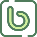 Logo, social media, social network, Bebo, logotype, Logos, Brands And Logotypes DimGray icon