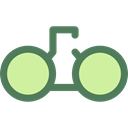 Binoculars, Eye, ui, see, spy, Goggles, sight, Tools And Utensils Black icon