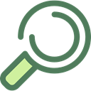 search, magnifying glass, zoom, detective, Loupe, Tools And Utensils, Seo And Web DimGray icon