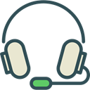 sound, Audio, Headphones, technology, earphones, Music And Multimedia Black icon