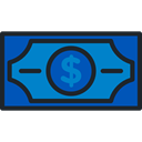 Currency, Business And Finance, Notes, Business, Money, Cash DarkSlateGray icon