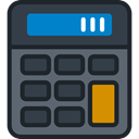 calculator, education, technology, maths, Calculating, Technological DarkSlateGray icon