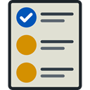 tick, Tasks, checking, Files And Folders, list, interface Gainsboro icon