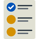 Tasks, checking, Files And Folders, list, interface, tick Gainsboro icon