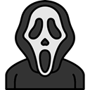 cinema, Avatar, spooky, scary, fear, halloween, scream, horror, Terror DarkSlateGray icon