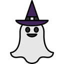 Terror, spooky, scary, fear, Ghost, halloween, horror Black icon