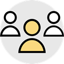 group, user, networking Lavender icon