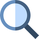 search, magnifying glass, zoom, detective, Loupe, Tools And Utensils, Seo And Web Black icon