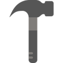 hammer, Construction, Home Repair, Improvement, Construction And Tools Black icon