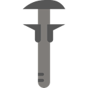 Wrench, Construction, Home Repair, Improvement, Construction And Tools Black icon