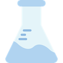 education, Chemistry, flask, chemical, Test Tube, Flasks, science LightBlue icon