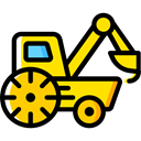 transport, Construction, cargo, loader, trucking, Construction And Tools, transportation, truck Black icon