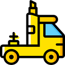 Lorry, transportation, truck, transport, Automobile, Delivery Truck, Cargo Truck Black icon