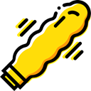 sex, Toy, Love And Romance, Vibrator Gold icon