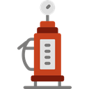 transportation, gas station, petrol station, buildings, petrol, recharge, gasoline Black icon