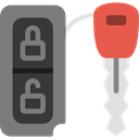 Keys, Car, transportation, cars, car key Gray icon