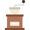 Coffee, food, mill, grinder, kitchen, utensil, kitchenware, Coffee Grinder, Food And Restaurant Black icon