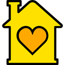 house, Construction, buildings, property, real estate, Home Gold icon