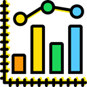 Business, Profits, Seo And Web, Stats, Analytics, statistics, Bar chart Black icon