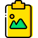 Clipboard, list, Tasks, checking, Verification, Files And Folders Gold icon