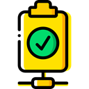 Clipboard, list, Tasks, checking, Verification, Files And Folders Black icon