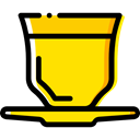 cup, tea, food, coffee cup, Coffee, hot drink, Tools And Utensils, Coffee Shop, Food And Restaurant Gold icon
