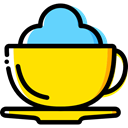 Tea Cup, Food And Restaurant, Chocolate, mug, coffee cup, hot drink, food Gold icon