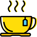 Tea Cup, Food And Restaurant, Business And Finance, Coffee, food, mug, hot drink Gold icon
