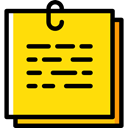 Writing Tool, Business And Finance, notepad, interface, writing, Tools And Utensils, Note, Notes, Notebook Gold icon