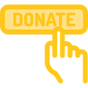 Signaling, Charity, miscellaneous, donate, donation, Solidarity, help Gold icon
